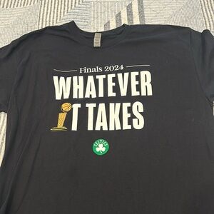 Boston Celtics whatever it takes t-shirt XL finals 2024